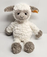 Steiff Lamb Plush Toy German Collectors Putty Gray White German Lovey 073427
