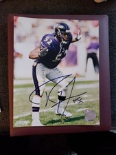 Ray Lewis autographed 8x10 photo 