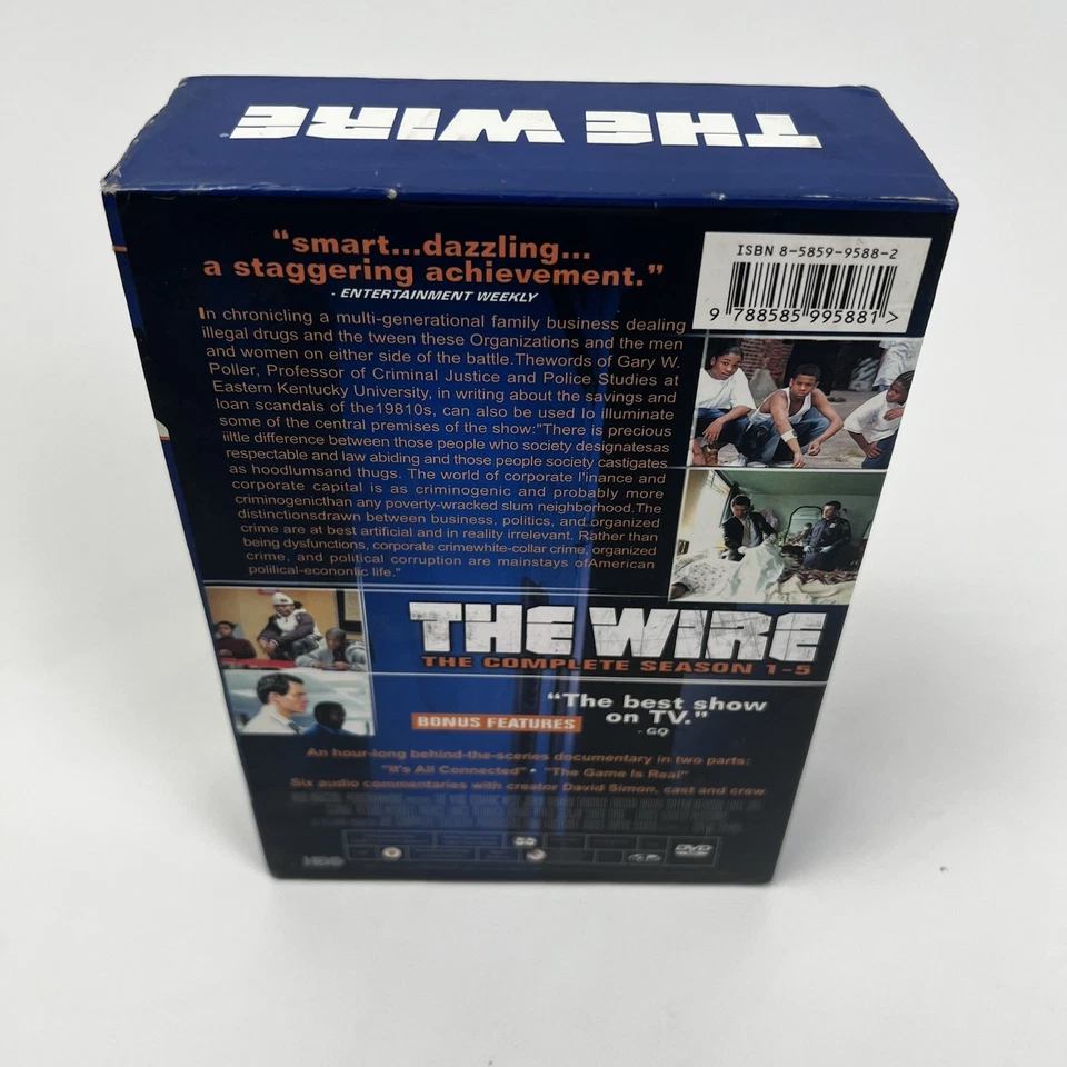 The Wire: Complete Series Seasons 1-5 DVD Box Set HBO Video - Image 3 of 4