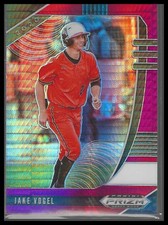 2020 Panini Prizm Draft Picks #PDP100 Jake Vogel  Hyper Red and Purple