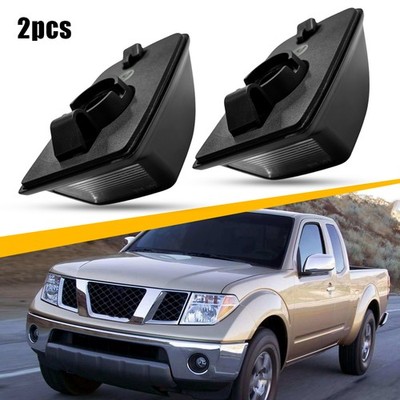 2X For Nissan Frontier 2005-2006 License Plate Light Black Housing 26510-EB71A