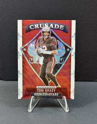 2021 Panini Rookies & Stars - Crusade Tom Brady #CR-2 Red Wave Prizm