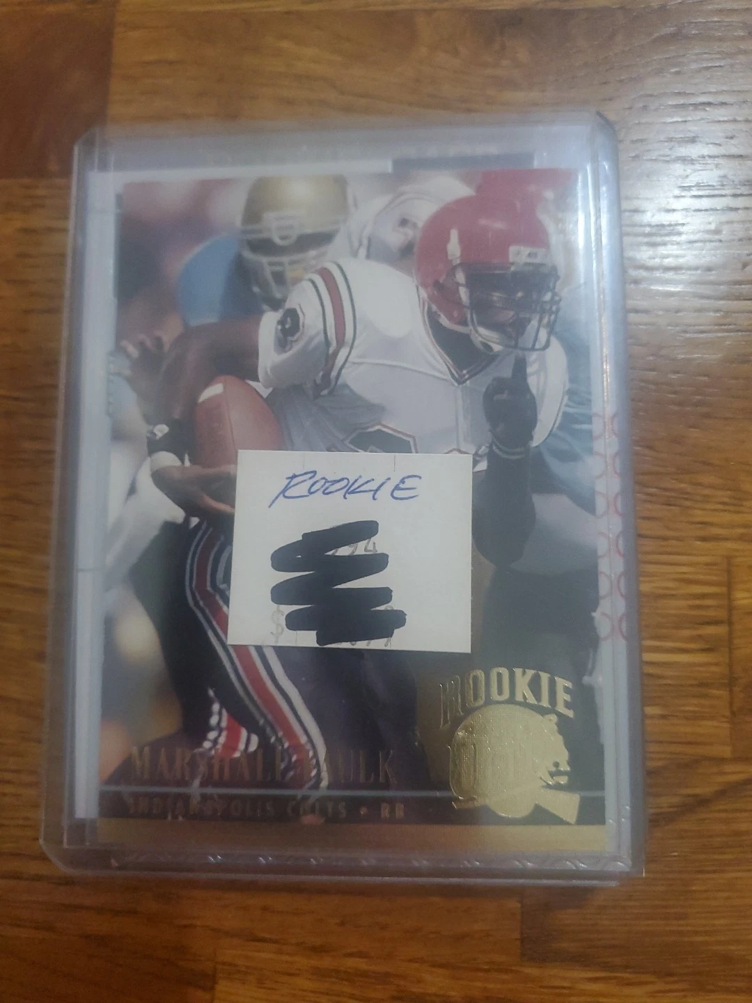 Marshall Faulk Rookie Cards And Base Cards Lot Of Five.