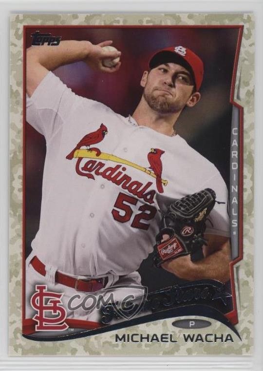 2014 Topps Future Stars Camo 65/99 Michael Wacha #414 b4d