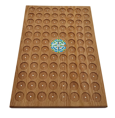 Oak Pathtag Display with Color Printed Pathtag