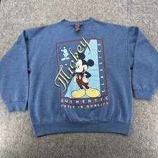Vintage 90s Disney Mickey Unlimited Jerry Leigh Made USA Crewneck Sweatshirt XL