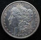 KAPPYSCOINS GH816 1878CC CARSON CITY MORGAN SILVER DOLLAR XF/AU  CLEANED
