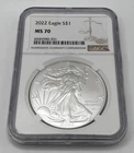 2022 American Silver Eagle NGC MS70