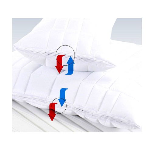 Dormabell Active air - Faser Kopfkissen Funktions Lagenkissen 40x80 - Bild 4 von 8