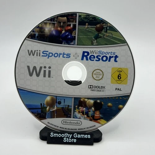 Wii Sports + Wii Sports Resort Nintendo Wii Game PAL Disc Only Tested Works