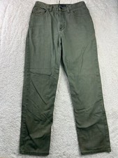 Relativity Women's Jeans Olive Green Size 10 Cotton Stretch