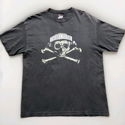 T-shirt Vintage Tribal Gear - Taille XL - Graffiti Hip-hop - Fabriqué USA
