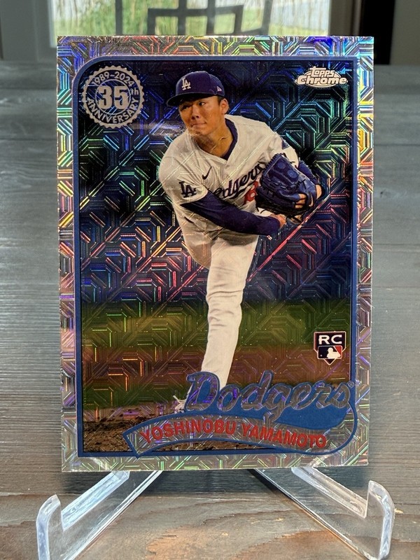 2024 Topps Update Series - 1989 Topps Chrome Silver Pack Yoshinobu Yamamoto 