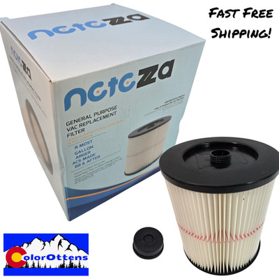 Notoza Wet Dry Shop Vac Vacuum Filter Replacement Universal Most Vacs After 1988