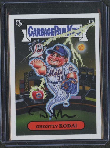 2023 GPK X MLB 3 David Gross SIGNED Kodai Senga #17a Card - Sold By Artist!