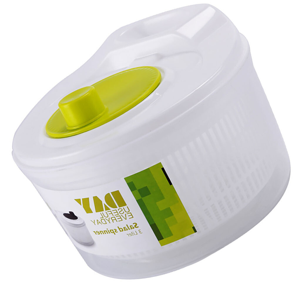 Salad Spinner Large Capacity Dryer with Double Layer Quick and Easy-image