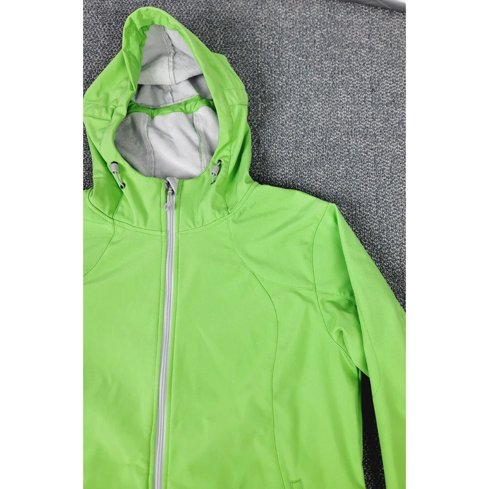 Black Diamond Jacket Women's XL Green Hooded Ski Soft Shell Lined Performance - Image 4 of 4
