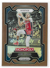 2024 Panini Prizm Monopoly WNBA Brown #5 Ariel Atkins #220/249 Washington Mystic