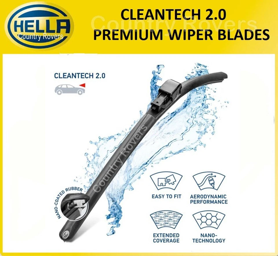 Limpiaparabrisas Alfa Romeo Mito 2008 a 2018 Hella delantero 26" 15" y calidad 12" trasero Foto 2 de 4