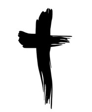 CROSS VINYL DECAL STICKER WINDOW RELIGIOUS JESUS GOD CHOOSE COLOR