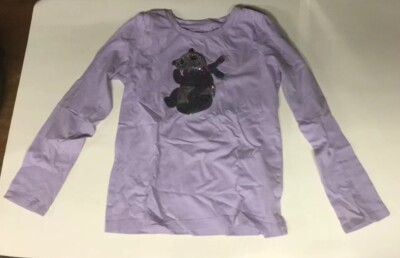 PANDA SHIRT PURPLE GIRLS SIZE 10/12