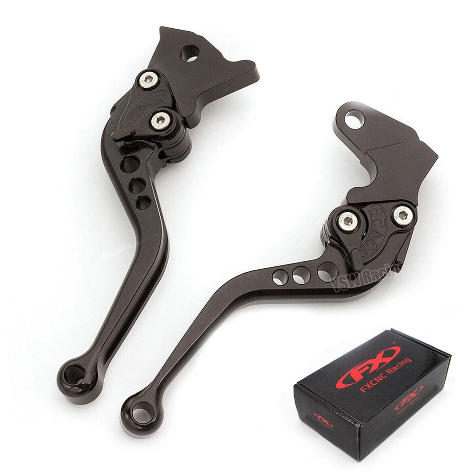 Alavancas de embreagem de freio CNC cabo curto para Kawasaki KLR250 KLR650 1991-2006 2007 - Imagem 2 de 4