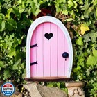 Youljintfa Fairy Garden Door Accessories for Trees Miniature Fairy Doors Wall