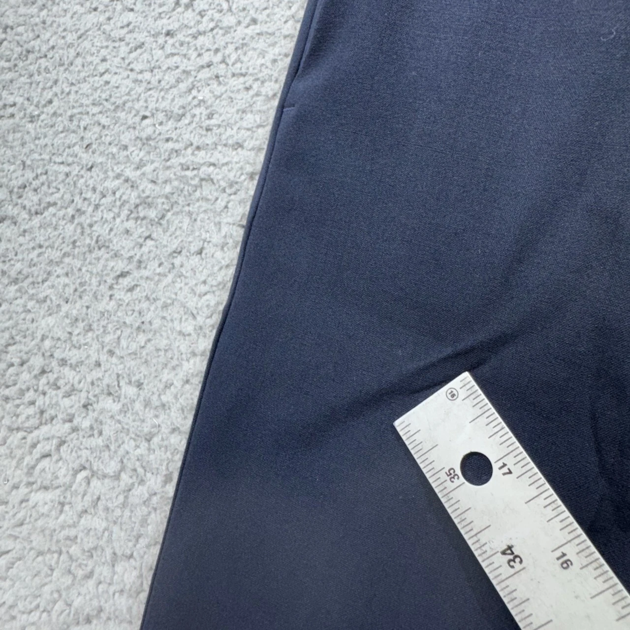 Versace Pantalone Uomo 30x29 Blu Abito Dritto Misto Lana Italiana Versus Pantaloni Nuovo con etichette