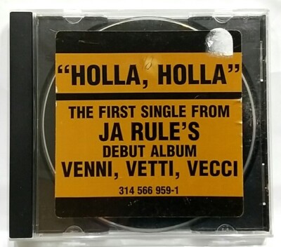 CD) Ja Rule ‎– Holla Holla, Promo, DEF 321-2, Single, 2 Tracks