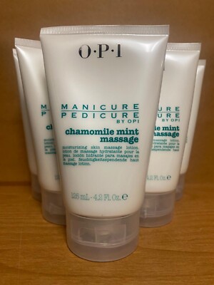 Lot 5 OPI Manicure Pedicure Chamomile Mint Massage Lotion 125 ml/4.2 fl oz New