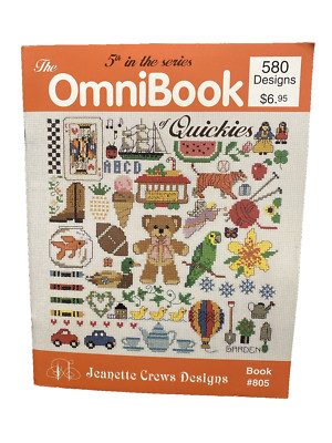 Jeanette Crews The Omnibook Of Quickies 5th in the Series #805 580 Designs Book 
