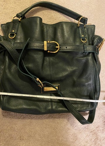 Burberry Belted Pebbled Leather 