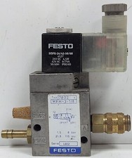 Festo 7802-MFH-3-1/8 MSFG-24/42-50/60 Solenoid Valve Assembly