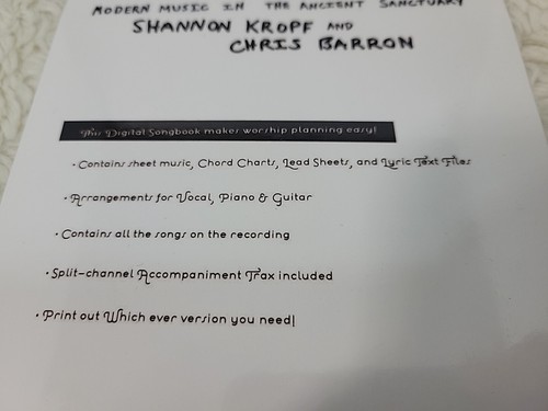 How We Thank You Digital Songbook Shannon Kropf & Chris Barron Consuming Worship - Picture 6 of 7