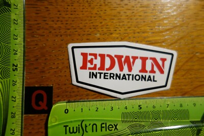 Alter Aufkleber Kleidung Mode Sport sportswear EDWIN International (CB)