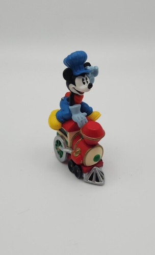 Mickey Mouse Train Engine - Disney - Hallmark Merry Miniatures - 1998 - USED