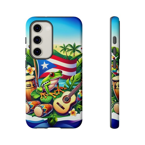 Custodia telefono Tropical Porto Rico - design rana colorata, regalo per Boricua, - Foto 43 di 106