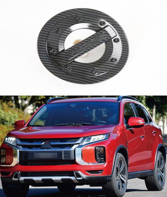 Car Fuel Filler Door Cover Tank Cap Cover Trim For Mitsubishi ASX 2017