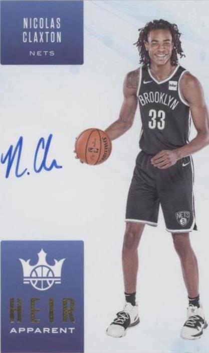 2019-20 Panini Court Kings - Nic Claxton #HA-NCL - 1 of 2