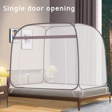 Simple Yurt Mosquito Net Portable Camping Tent Single Double Bed Canopy for Adul