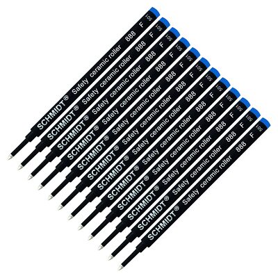 12 Pack - Blue Fine Tip 888 Rollerball Refill