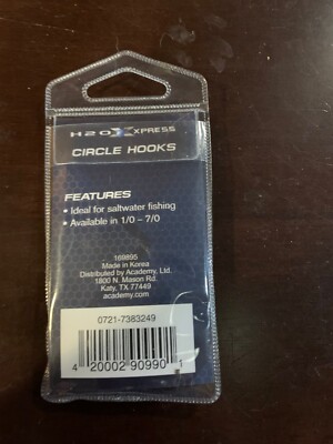 CIRCLE FISH HOOKS 15 pack size 2/0 or 3/0 or 5/0 or 6/0 NEW! H2O Xpress |  eBay
