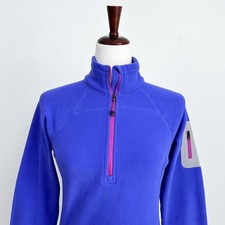 Eddie Bauer Purple Fleece Quarter-Zip Pullover