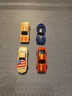 Hot Wheels Micro Mini Racers Corvette Camaro Turbo Vintage 1987 Lot Of 4