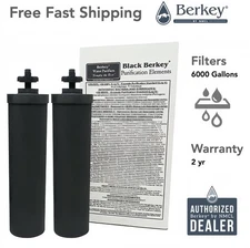 Berkey Authentic Black BB9-2 Water replacement Filters For Berkey Water System