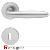 Ansapro TüRgriff Werra Rosette Alu Natur Bb TüRdrüCker TüRbeschlag TüRklinke