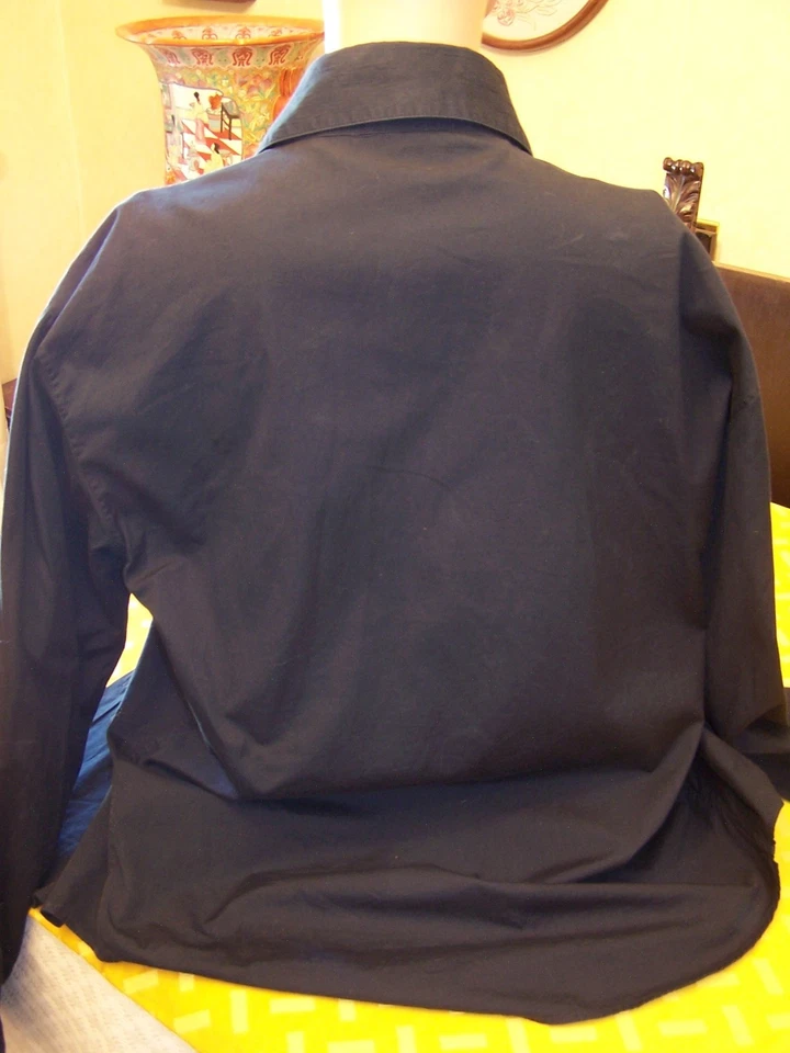 CAMICIA GIANNI VERSACE COUTURE TG 48 COTONE E SETA 100 % VINTAGE MADE IN ITALY - Immagine 3 di 3