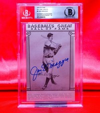 Beckett BGS 10 TCMA All-Time Greats Signed JOE DIMAGGIO | RARE! | NY YANKEES