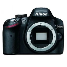 Nikon D3200 vintage digital camera Black 24.2MP,11-point AF, Built-in GPS