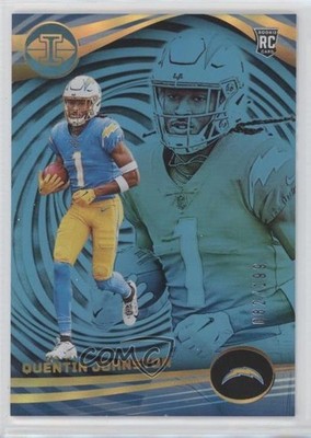 2023 Panini Illusions Light Blue 82/199 Quentin Johnston #63 Rookie RC 11qd